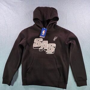 NBA San Antonio Spurs SAS Hoodie Outerstuff Girls Medium 10/12, NWT